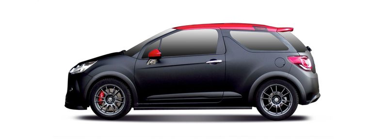 CITROËN DS3 Cabrio (2013/01 - 2015/07) 1.6 Racing (152 KW / 207 HP) (2014/03 - 2015/07)