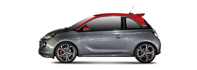 OPEL ADAM Hatchback (M13) (2012/10 - 2019/02) 1.4 S (110 KW / 150 HP) (2014/11 - 2019/01)