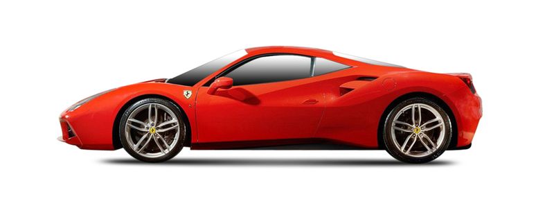 FERRARI 488 GTB Coupe (F142M) (2015/04 - ...) 3.9  (493 KW / 670 HP) (2015/04 - ...)