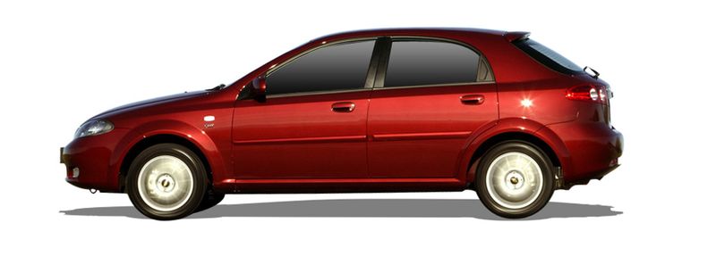 CHEVROLET LACETTI Sedan (J200) (2003/03 - 2013/03) 1.6  (80 KW / 109 HP) (2005/03 - 2013/03)