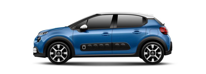 CITROËN C3 III Hatchback (SX) (2016/07 - ...) 1.2 VTi 68 (50 KW / 68 HP) (2016/07 - ...)