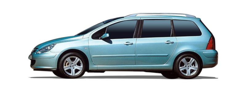 PEUGEOT 307 SW Kombi van (3E_, 3H_) (2002/04 - 2009/12) 2.0 HDi (66 KW / 90 HP) (2003/04 - 2008/04)