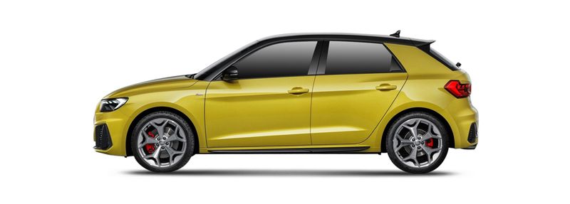 AUDI A1 Sportback (GBA) (2018/07 - ...) 1.0 30 TFSI (85 KW / 116 HP) (2018/07 - ...)