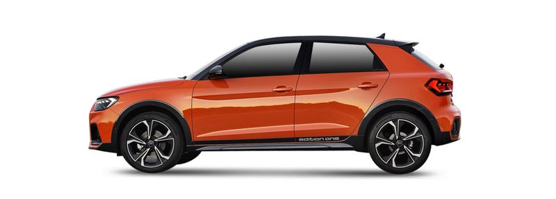 AUDI A1 CITY CARVER Hatchback (GBH) (2019/07 - ...) 1.0 25 TFSI (70 KW / 95 HP) (2019/07 - ...)